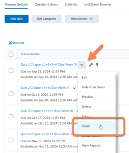 Grading – Brightspace Essentials