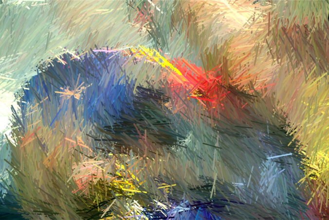 abstract color strokes