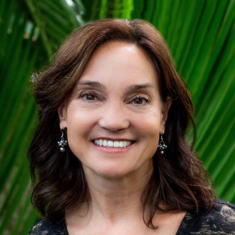 A photo of Carrie Rebora Barratt, PhD, CEO of the Botanical Gardens in New York.