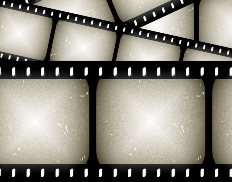 A graphic of film negatives.