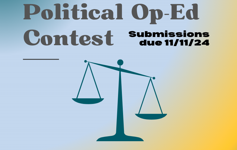 Political Op-Ed Contest poster