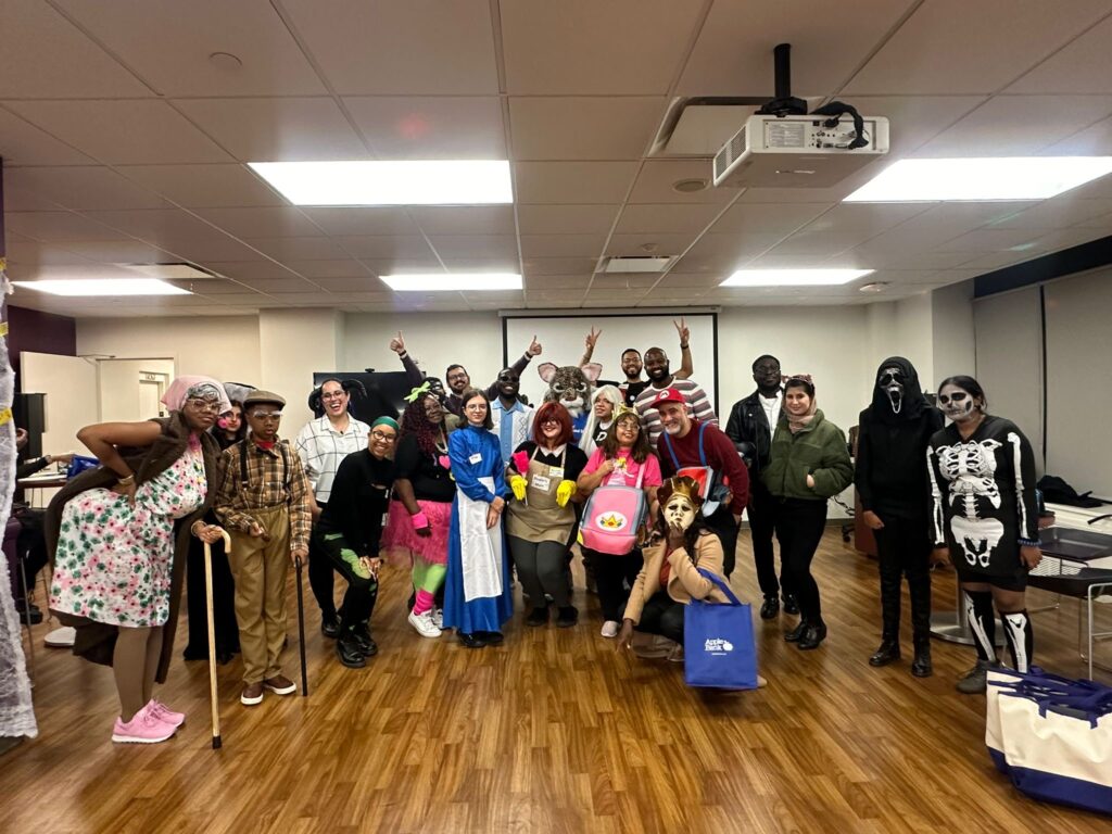 Cosplay Club members at the CUNY SPS Halloween event on October 28. Photo courtesy of Nadine Pascual.