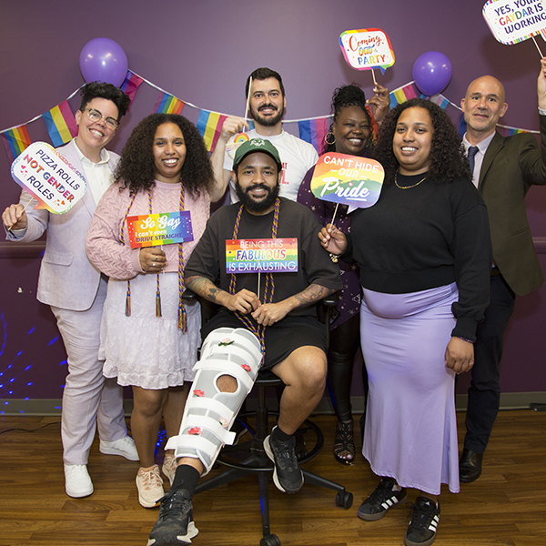 CUNY SPS held its first-ever Lavender Graduation Ceremony on May 6. Photo courtesy of CUNY SPS.
