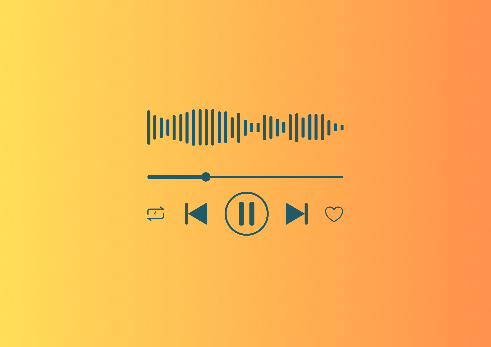 yellow ombre with music symbols