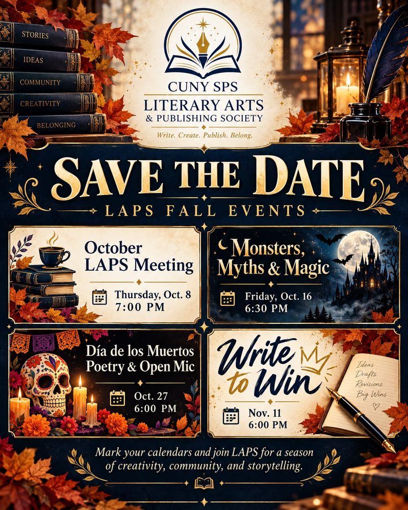 save the date with 4 events listed in the center